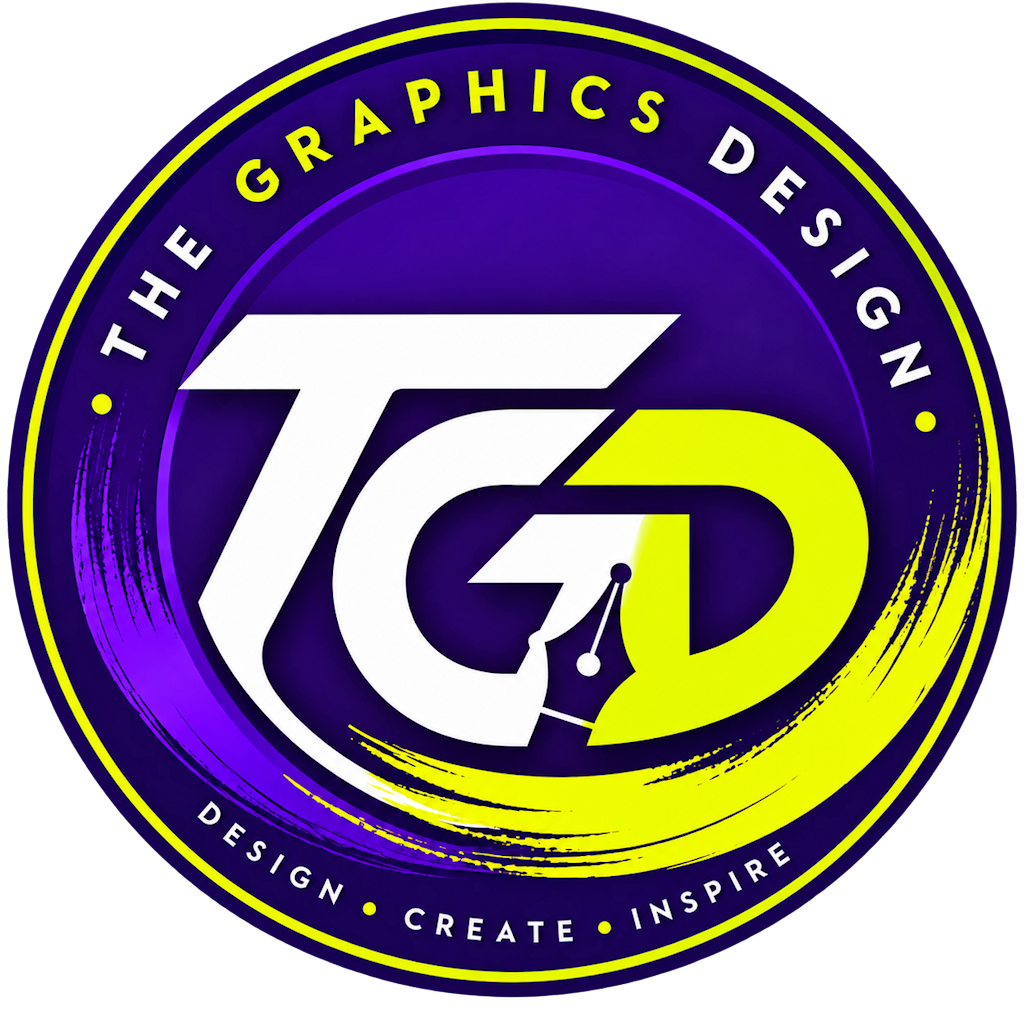 The Graphics Design round logo
