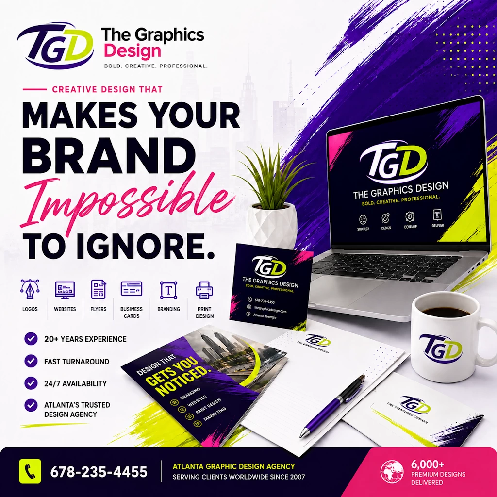 Professional branding and graphic design services Atlanta