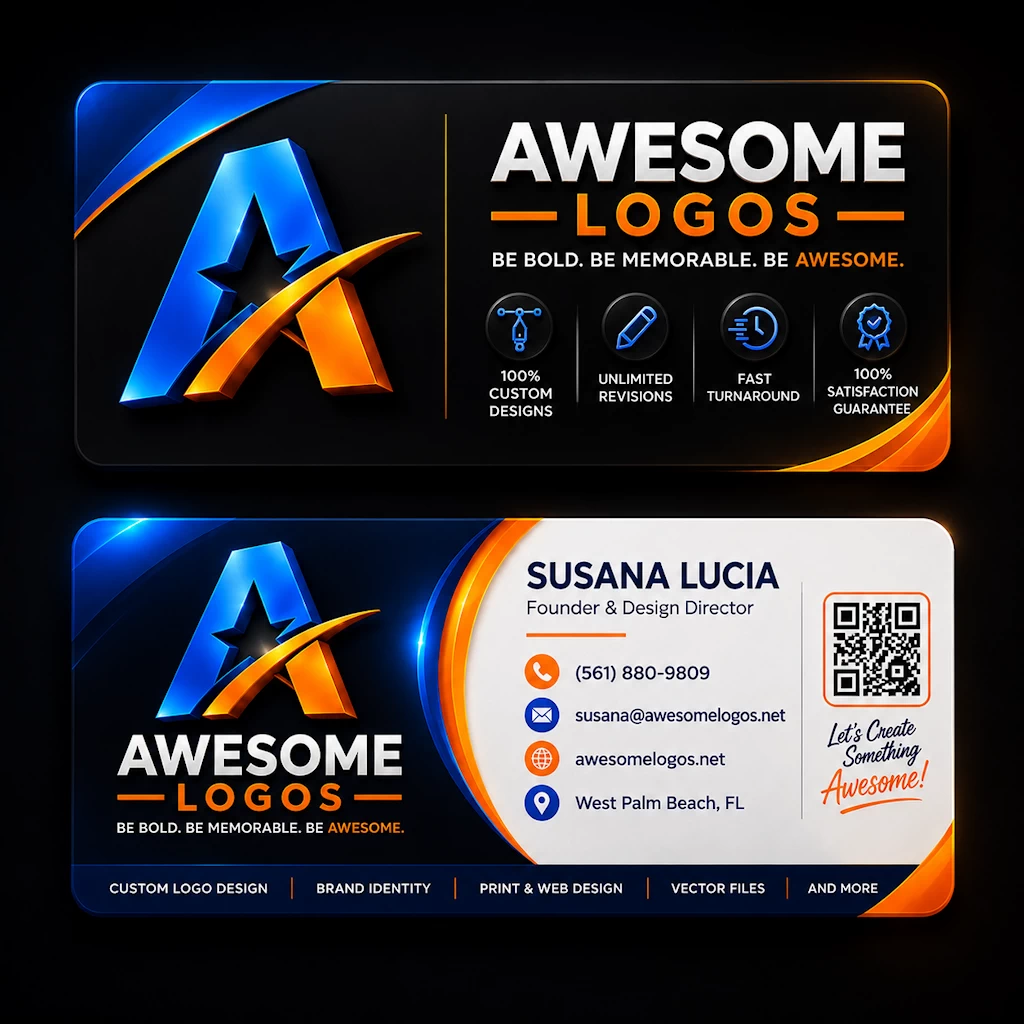 Professional graphic design portfolio sample