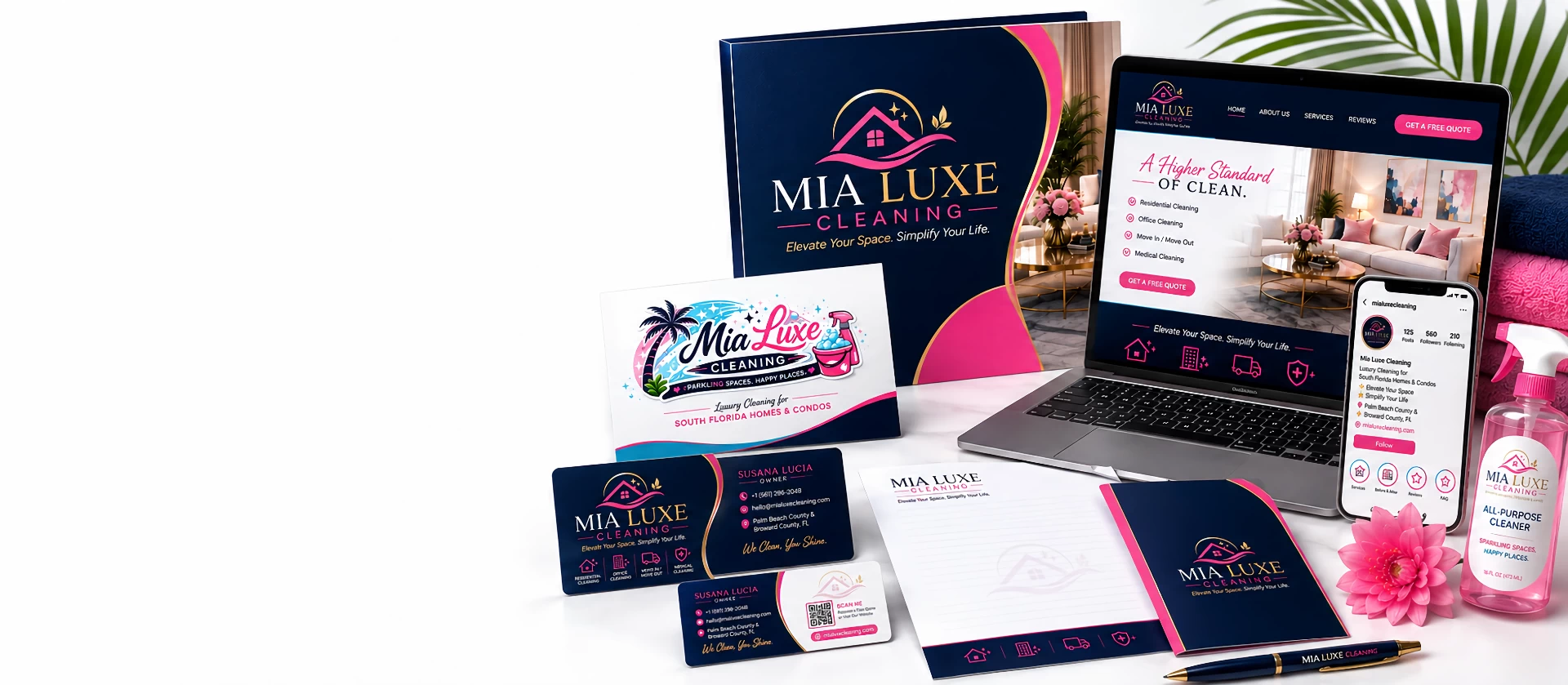 Professional graphic design branding website business cards and promotional materials