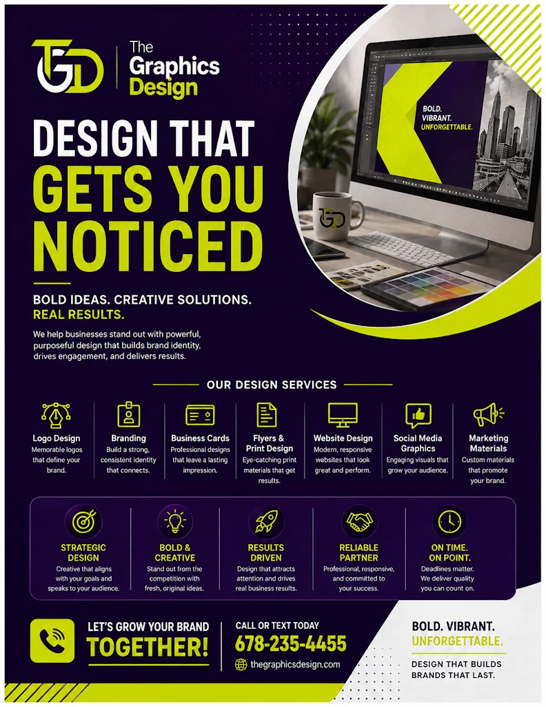 Professional flyer design Atlanta