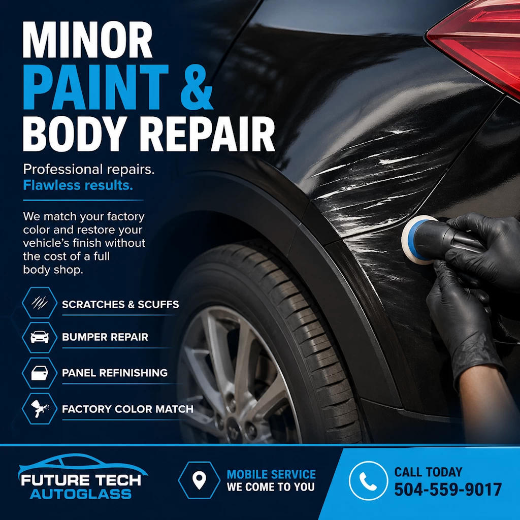 Automotive advertising graphic design sample